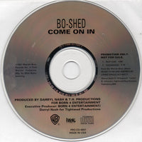 Bo-Shed: Come On In Promo w/ Back Artwork