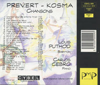 Prevert & Kosma: Chansons w/ Cut Art