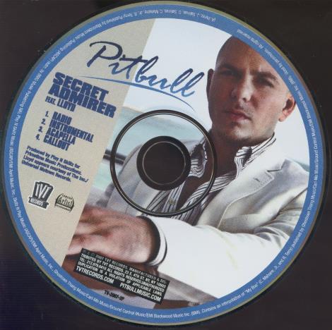 Pitbull: Secret Admirer Promo w/ No Artwork