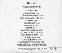 Kelis: Kaleidoscope Promo w/ Back Artwork