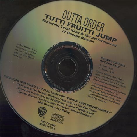 Outta Order: Tutti Fruitti Jump Promo w/ No Artwork