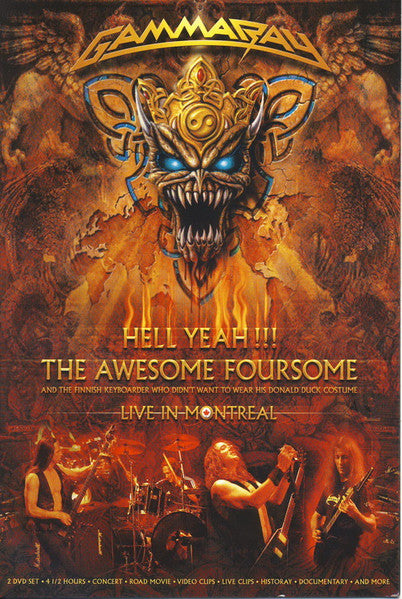 Gamma Ray: Hell Yeah!!! The Awesome Foursome: Live In Montreal 2-Disc Set w/ Booklet