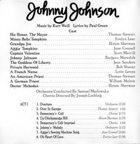 Kurt Weill: Johnny Johnson