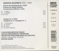 Grażyna Bacewicz: Symphonie No. 3