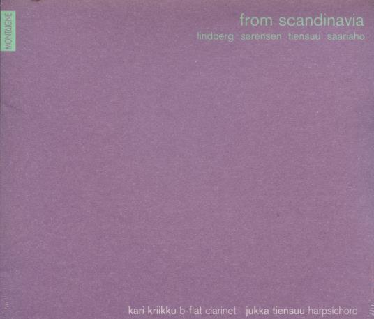 From Scandinavia: Lindberg / Sorensen / Tiensuu / Saariaho