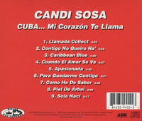 Candi Sosa: Cuba... Mi Corazon Te Llama w/ Cut Artwork