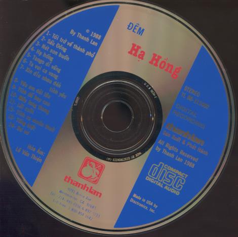 Le Thu: Dem Ha Hong w/ No Artwork