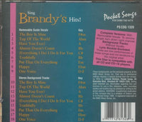 Pocket Songs: Sing Brandy's Hits CD+G