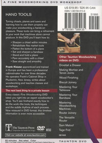 Hand Tools: Tuning And Using Chisels, Planes And Saws