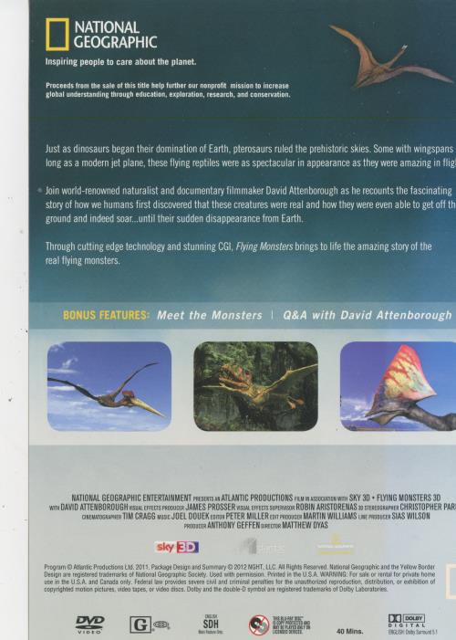 david attenborough flying monsters National Geographic: Flying Monsters With David Attenborough – NeverDieMedia