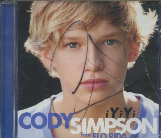 Cody Simpson Feat. Flo Rida: IYiYi Signed w/ Cracked Case