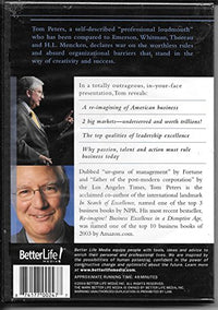 Tom Peters Live: Re-imagine! Business Excellence In A Disruptive Age 2-Disc Set