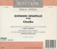 Giovanni Zenatello: Sings Othello