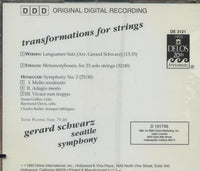 Transformations For Strings: Gerard Schwarz Seattle Symphony w/ Saw Mark