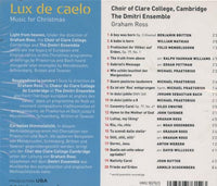 Lux De Caelo: Music For Christmas
