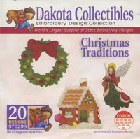 Dakota Collectibles Embroidery Design Collection: Christmas Traditions - NeverDieMedia