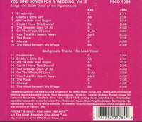 Pocket Songs: You Sing Songs For A Wedding Vol. 2 CD+G w/ Back Artwork