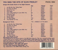 Pocket Songs: You Sing The Hits Of Elvis Presley CD+G w/ Back Artwork