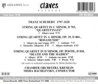 Schubert: String Quartets