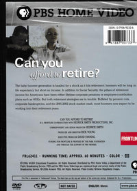 Frontline: Can You Afford To Retire?