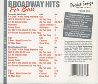 Pocket Songs: You Sing The Hits: Broadway Hits For Bass CD+G