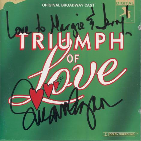 Triumph Of Love: Original Broadway Cast Signed