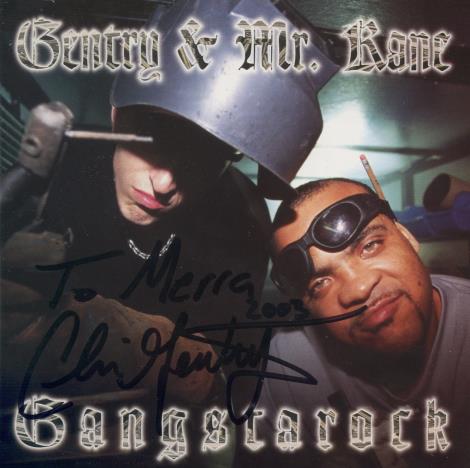 Gentry & Mr. Kane: Gangstarock Signed