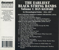 Dan Kildare: The Earliest Black String Bands Volume 1