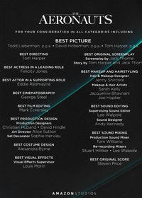 The Aeronauts FYC w/ Letters