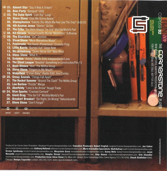 The Cornerstone Player 059 Promo 3-Disc Set – NeverDieMedia