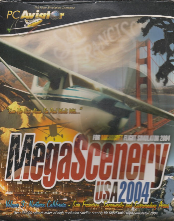 MegaScenery USA 2004: Northern California Volume 3 w/ Manual, Big Box & 3-Disc Set