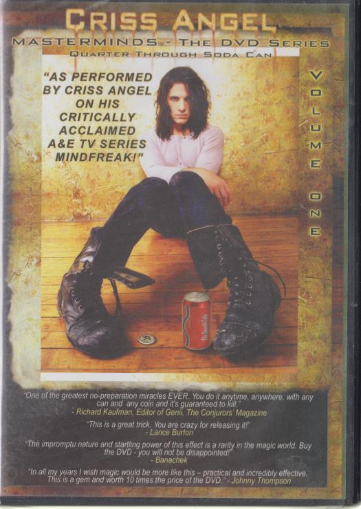 Criss Angel Masterminds: Quarter Through Soda Can Volume One