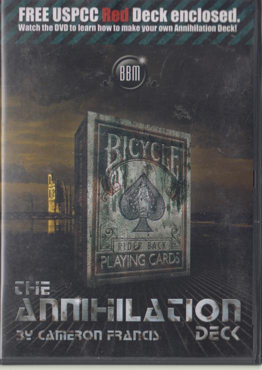 The Annihilation Deck By Cameron Francis w/ Red Card Deck