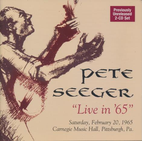 Pete Seeger: Live In '65 2-Disc Set