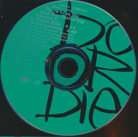 Do Or Die: Playa Like Me And You (featuring Johnny P) Promo w/ Back Artwork
