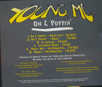Young MC: On & Poppin' 6-Track Promo w/ Back Artwork
