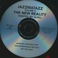 Jazzmatazz:  The New Reality Volume II Advance Promo w/ Back Artwork