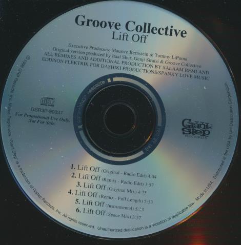 Groove Collective: Lift Off 6-Track Promo w/ No Artwork