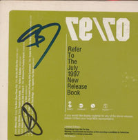 Elektra Entertainment Group: New Releases: July 1997 Limited Promo w/ Writing On Artwork