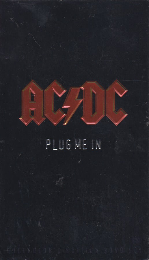 AC/DC Plug Me In w/ Booklet, Poster & Sealed Envelope Collector's Incomplete 1-Disc Set