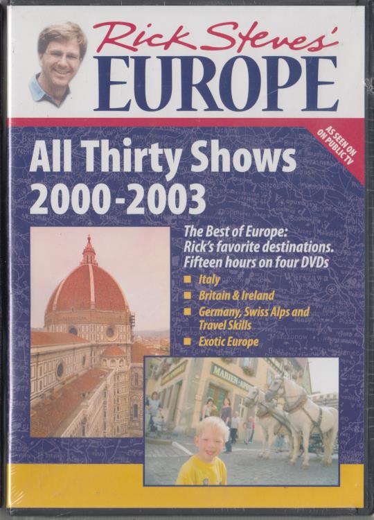Rick Steves’ Europe: All Thirty Shows: 2000-2003 4-Disc Set