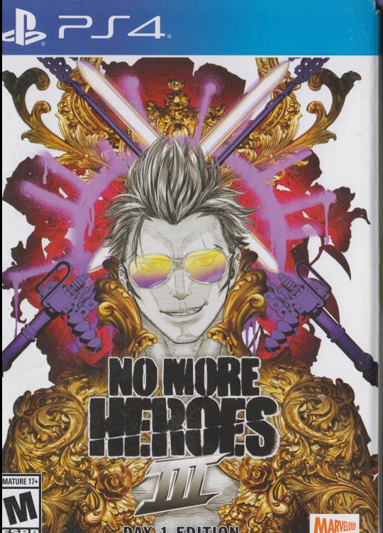 No More Heroes III: Musical Selections Day 1 Edition w/ CD, Artbook, & License Plate