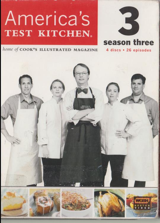 America's Test Kitchen: Season Three 4-Disc Set