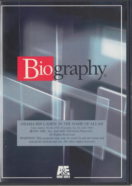 Biography: Osama Bin Laden: In The Name Of Allah