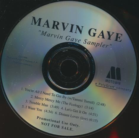 Marvin Gaye: Marvin Gaye Sampler Promo w/ No Artwork