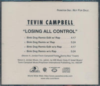 Tevin Campbell: Losing All Control 4-Track Promo w/ Hype Sticker