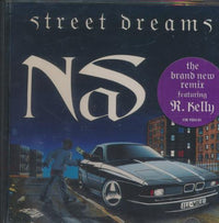 Nas: Street Dreams (Remix) 2-Track Promo w/ Hype Sticker