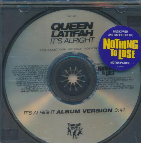 Queen Latifah: It's Alright w/ Hype Sticker w/ Back Artwork