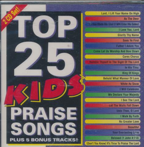 Top 25 Kids Praise Songs w/ Cracked Case