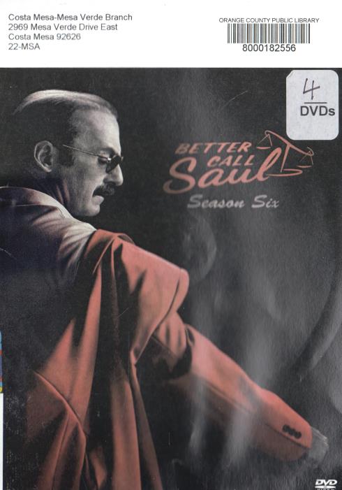 Better Call Saul: Season Six 4-Disc Set